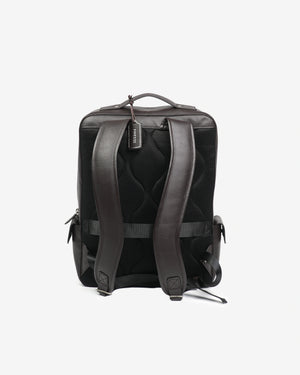 Finesse Signature Classic Leather Backpack