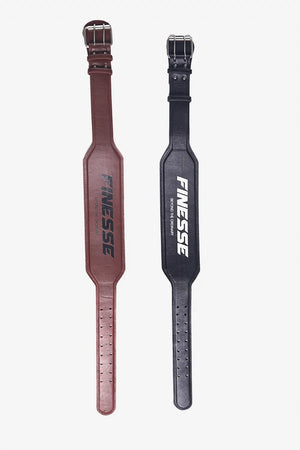 Finesse Dual-Prong Leather Weight Lifting Gym Belt - Finesse Lifestyle