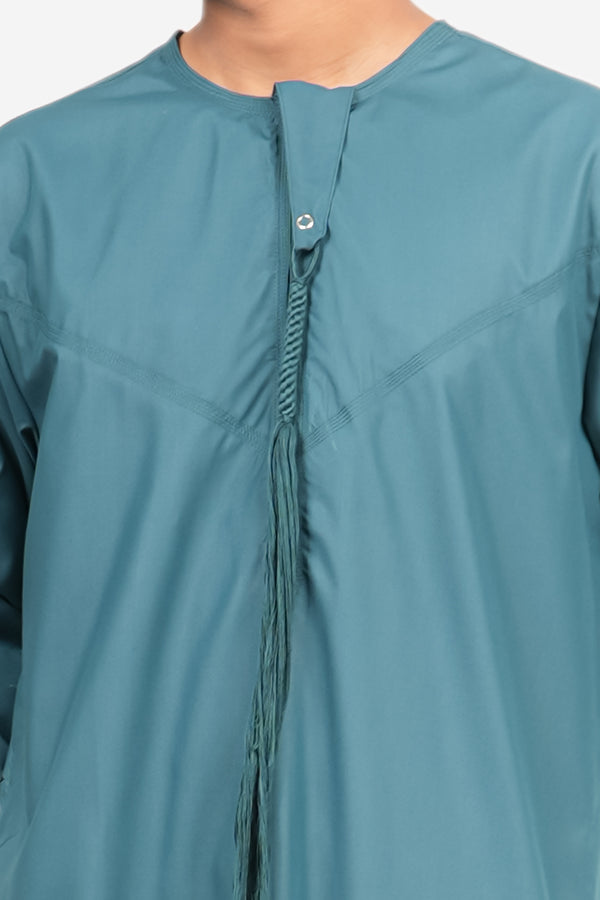 Finesse Emirati Thobe with Detachable Tassel