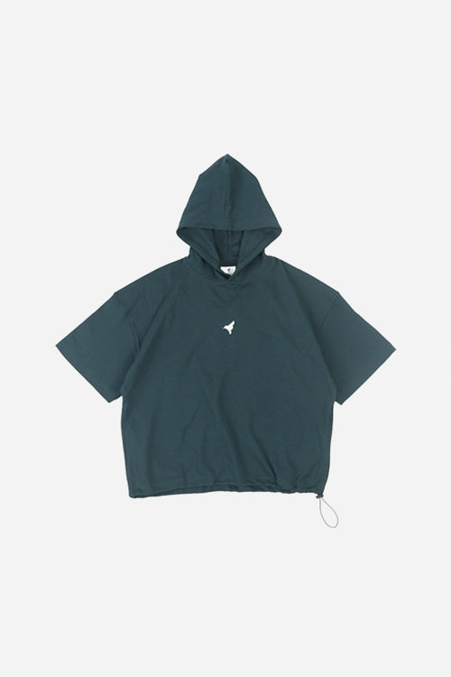 Finesse Oversized Drip Half Sleeve Hoodie