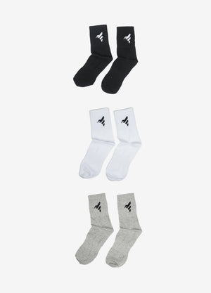 Finesse Signature Crew Socks (3 pair)