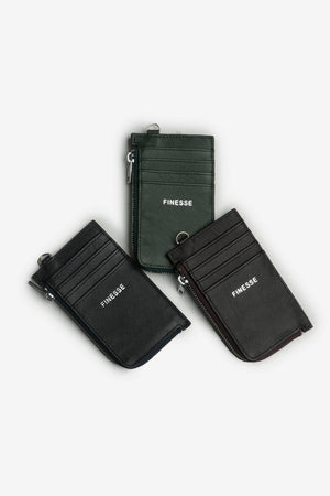 Finesse Commute Leather Card Wallet