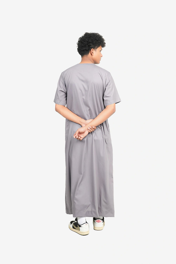 Finesse Casual Zipper Half Thobe