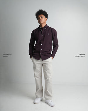 Finesse Down-Button Full-Sleeve Oxford Shirts