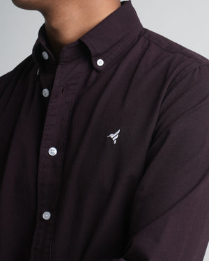 Finesse Down-Button Full-Sleeve Oxford Shirts