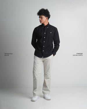 Finesse Down-Button Full-Sleeve Oxford Shirts