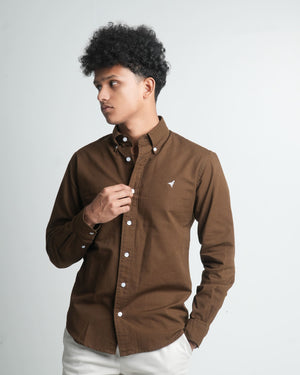 Finesse Down-Button Full-Sleeve Oxford Shirts
