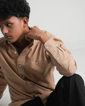 Finesse Down-Button Full-Sleeve Oxford Shirts