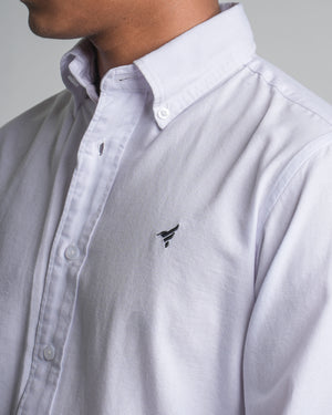 Finesse Down-Button Full-Sleeve Oxford Shirts