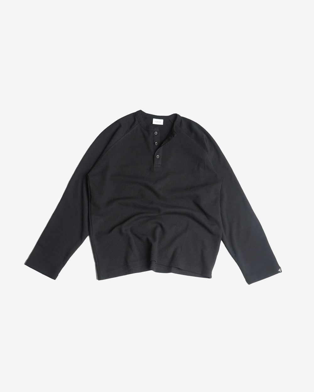 Finesse Waffle Knit Henley T-shirt
