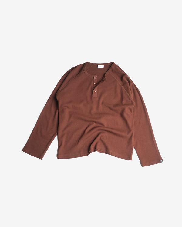 Finesse Waffle Knit Henley T-shirt