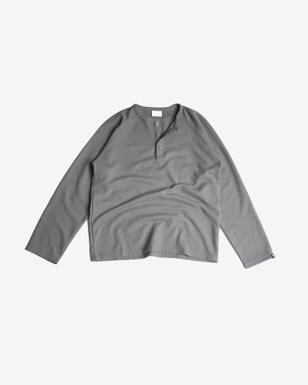 Finesse Waffle Knit Henley T-shirt