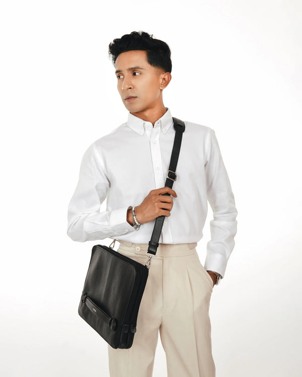 Finesse Leather PortaDuo Laptop Bag - Finesse Lifestyle