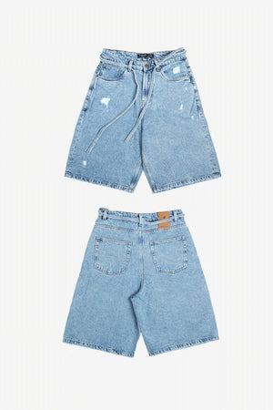 Finesse Relaxed-fit Denim Jorts
