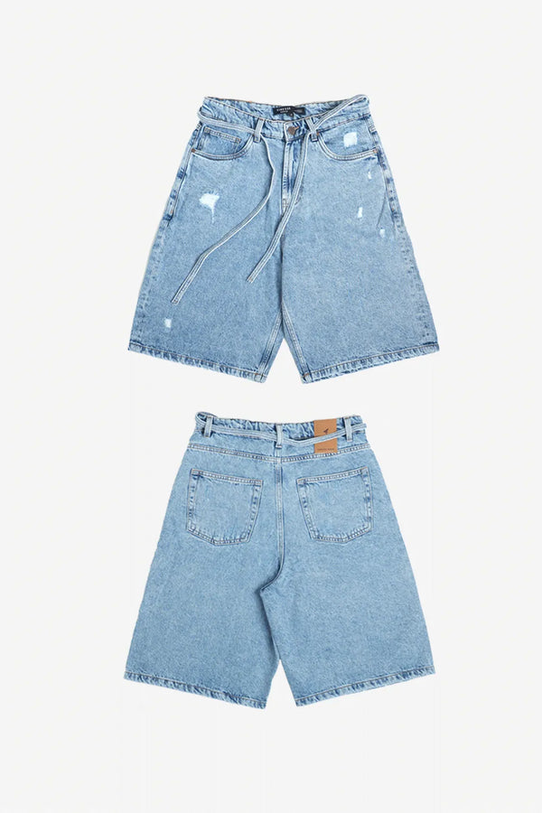 Finesse Relaxed-fit Denim Jorts