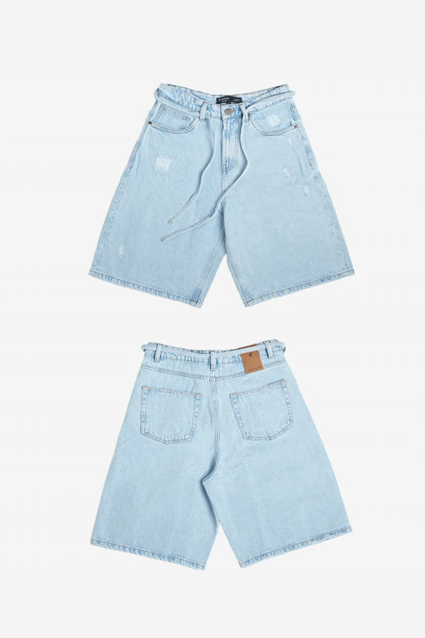 Finesse Relaxed-fit Denim Jorts