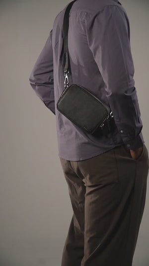 Finesse Transit Safi Leather Crossbody Bag