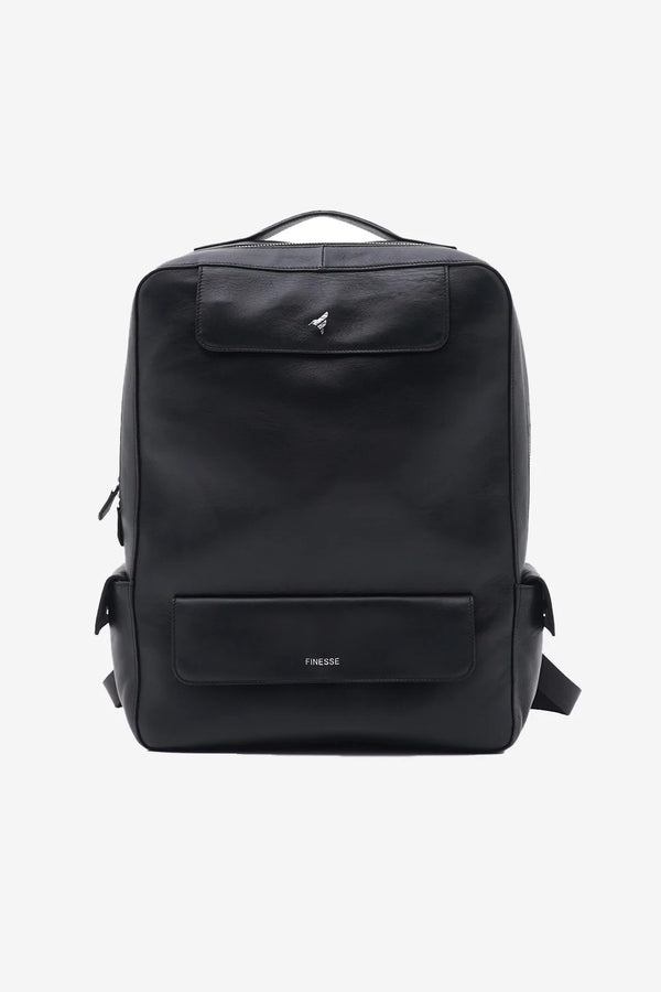 Finesse Signature Classic Leather Backpack - Finesse Lifestyle
