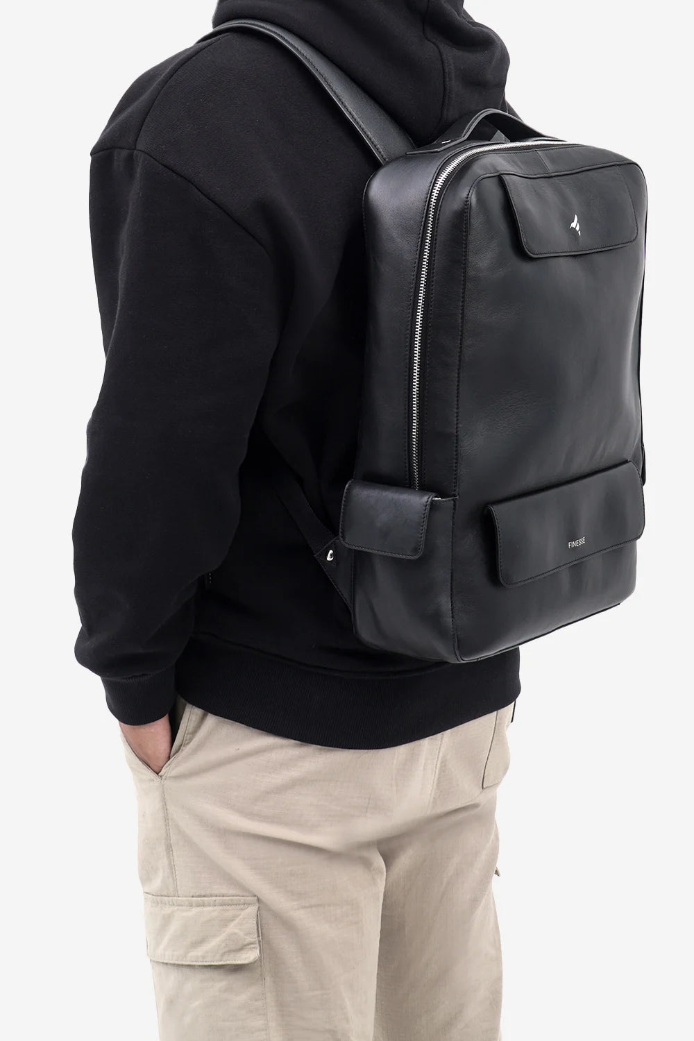 Finesse Signature Classic Leather Backpack - Finesse Lifestyle