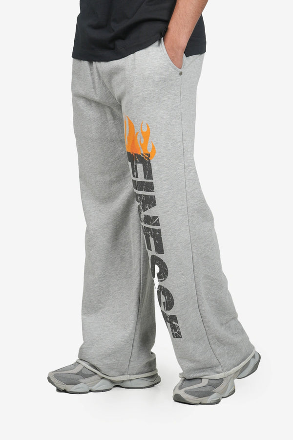 Finesse Burnout Baggy Trousers