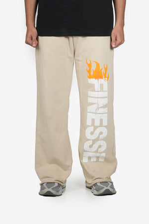 Finesse Burnout Baggy Trousers