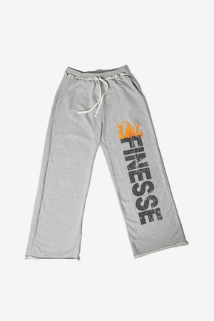 Finesse Burnout Baggy Trousers