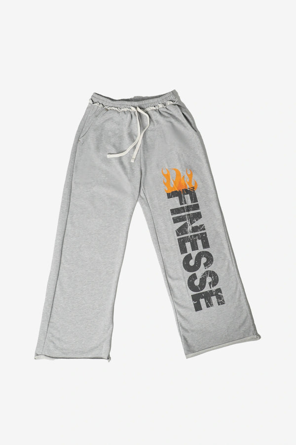 Finesse Burnout Baggy Trousers