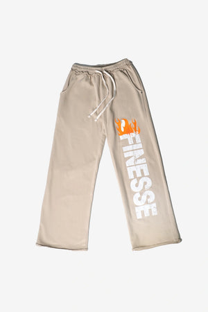 Finesse Burnout Baggy Trousers