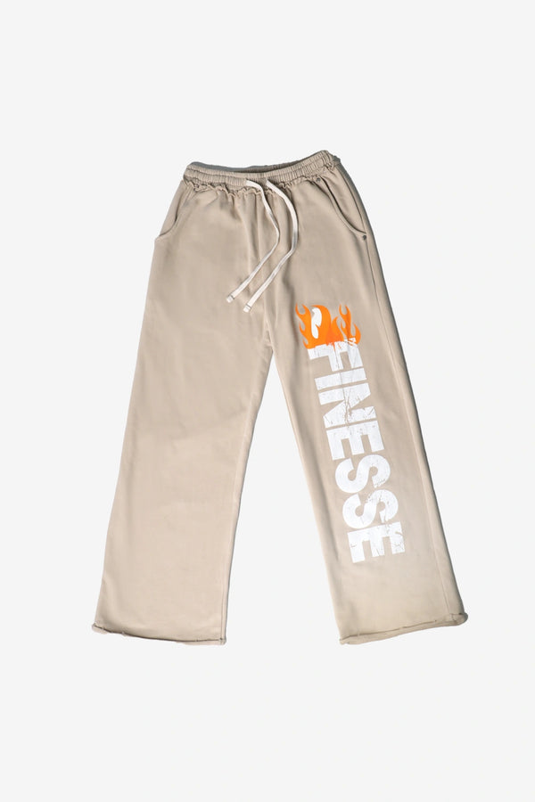 Finesse Burnout Baggy Trousers