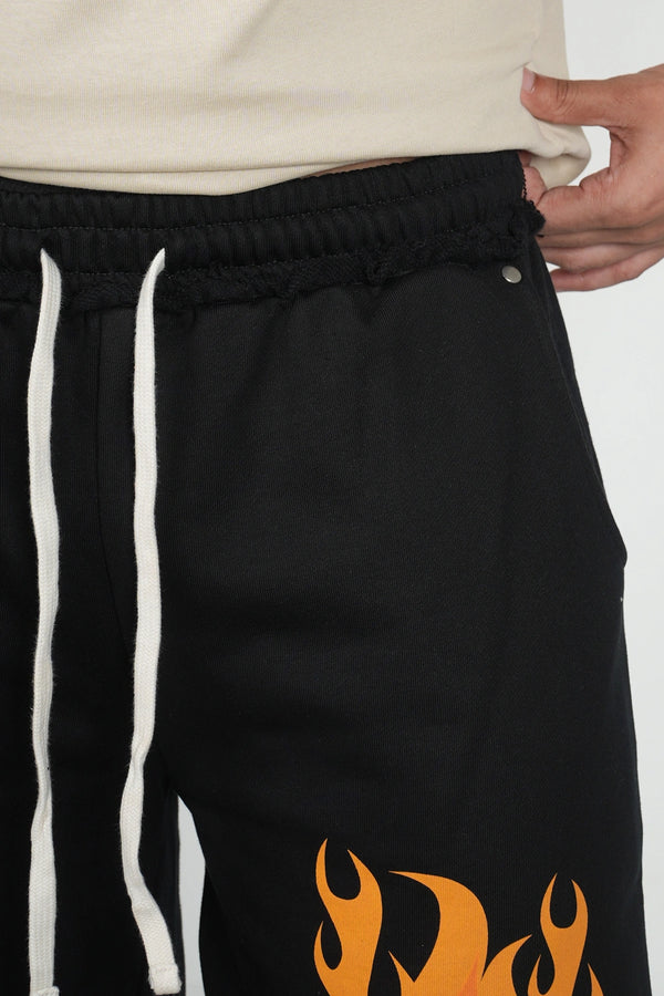 Finesse Burnout Baggy Trousers